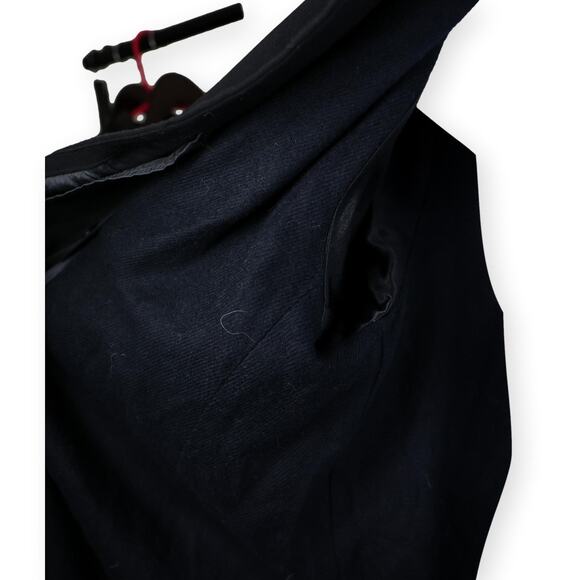 Gallery Woman Black Overcoat | Women’s 16W | Removable Liner Long Coat - Picture 7 of 12